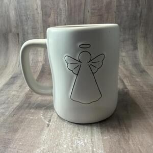 Rae Dunn "BELIEVE" Angel Double Sided Mug by Magenta Coffee Cup